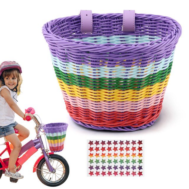 Cesta de bicicleta JIANWEI Rainbow Kids Front 21 x 16 cm