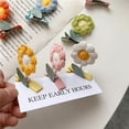 thumbnail image 3 of Floral Hair Clip Cute Kawaii Fabric Metal Snap Hair Clips Barrettes for Women Girls Hair Accessories (floral9), 3 of 5
