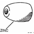 thumbnail image 2 of Camp  DD; Propeller Nut Zinc, 2 of 2