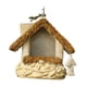 thumbnail image 2 of Casa colgante para pájaros, decoración para casas de pájaros, casas para colibríes, nido multifuncional para pájaros Forma de casa con techo de paja, 2 of 9