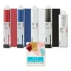 Cricut Smart Vinyl Black, Blue, Red, and White Bundle