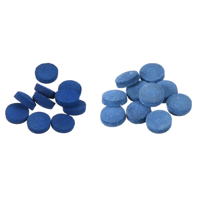 Uxcell Puntas de Taco de Billar de 12mm 13mm, Paquete de 20, Azul