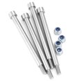 thumbnail image 3 of RCLIONS Stainless Steel Threaded Suspension Hinge Pins A-arm Pins & M3 Nut for 1/5 X-MAXX Xmaxx RC Buggy Truck Upgrade Parts, 3 of 9