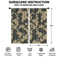 thumbnail image 2 of Camouflage 42x84in(106x213cm) Curtains 2 Panels for Kids Bedroom, Window Drapes for Kids Boys Girls Bedroom Curtains Designed To Spark Joy and Creativity, 2 of 5