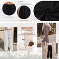 thumbnail image 5 of SUNBS Womens Loose Lounge Sweatpants High Waisted Wide Leg Pants with Pockets Palazzo Trousers, 5 of 9
