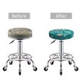 thumbnail image 3 of seashell ocean Round Bar Stool Seat Covers, Elastic Round Chair Cover Stool Seat Slipcover Bar Stool Cushions Round Pad for 12-14 inch, 3 of 5