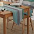 thumbnail image 2 of GFDYREE Burlap Linen Rustic Table Runners 36 Inches Long, Vintage Farm Wood Grain Green and Gray Table Runner Farmhouse Style for Coffee Table, Holiday Parties, Wedding, Events Dinner, Home, 2 of 7