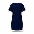 thumbnail image 5 of yillto Women Short Sleeve Dress Casual Summer Crewneck Sleepshirts Pajamas Sleepwear Nightshirts, 5 of 7