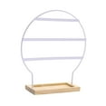thumbnail image 3 of Kuntesetty Earring Display Stand Sturdy Earring Holder Organizer for Girls Selling Gift White, 3 of 9