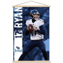 NFL Tennessee Titans - Ryan Tannehill 20 Wall Poster with Wooden Magnetic Frame, 22.375" x 34"
