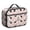 Boston Terrier and, variant on Dog Paw Print Rainbow Chevron Pattern Insulated Lunch Bag Teens,Bento School Lunch Bag for Teens for Work,Picnic or Travel 10.6x7.7x4.3 Inches,12 Can Capacity