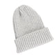 thumbnail image 3 of Gorro de punto con puños, gorro de pescador, talla única, cálido para invierno gris claro Salvador Gorros Beanie, 3 of 8