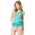 thumbnail image 1 of Sudadera con capucha para mujer Aeropostale Splatter Muscle verde mediana, 1 of 3