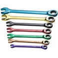 thumbnail image 3 of Double Ratcheting WrenchSpanners Open End Gear Wrench Silver, 3 of 4