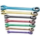 thumbnail image 4 of Llave de carraca de color Juego de herramientas de mano de llave móvil multifunción de doble propósito 8-19 mm (Size : 8mm) Ormromra WLJ-0934, 4 of 5