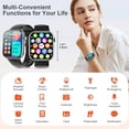 thumbnail image 2 of Fruit intelligence 1.85" Bluetooth Smart Watch for Men & Women, HD Touch Screen, Bluetooth Calling, Heart Rate & Sleep Monitor, IP67 Waterproof, Fitness Tracker, 2 of 8