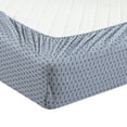 thumbnail image 5 of Comfort Spaces Diamond 100% Cotton Printed Sheet Set, Twin, Blue, 5 of 8