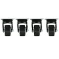 thumbnail image 2 of Fyydes 4PCS 1.5 Inch Universal Wheel 360° Rotation Heavy Caster Silence Cart Chair Caster For Furniture,Universal Wheel,Silence Universal Wheel, 2 of 8