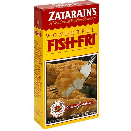 Zatarain's Crispy & Delicious Fish Fri, 12 oz (Pack of 8) - Walmart.com