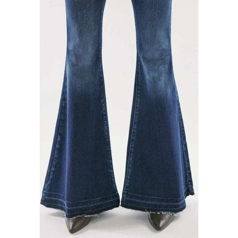 Kancan - Cinthia Ultra High Rise Super Flare Jeans - KC7896D - SaltTree