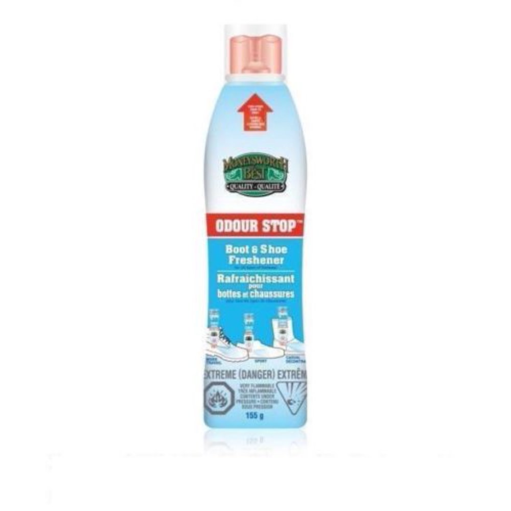 Moneysworth & Best Odor Stop Cool Feet Boot & Shoe Freshener/Deodorizer