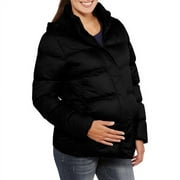 Faded Glory Maternity Hooded Puffer Coat