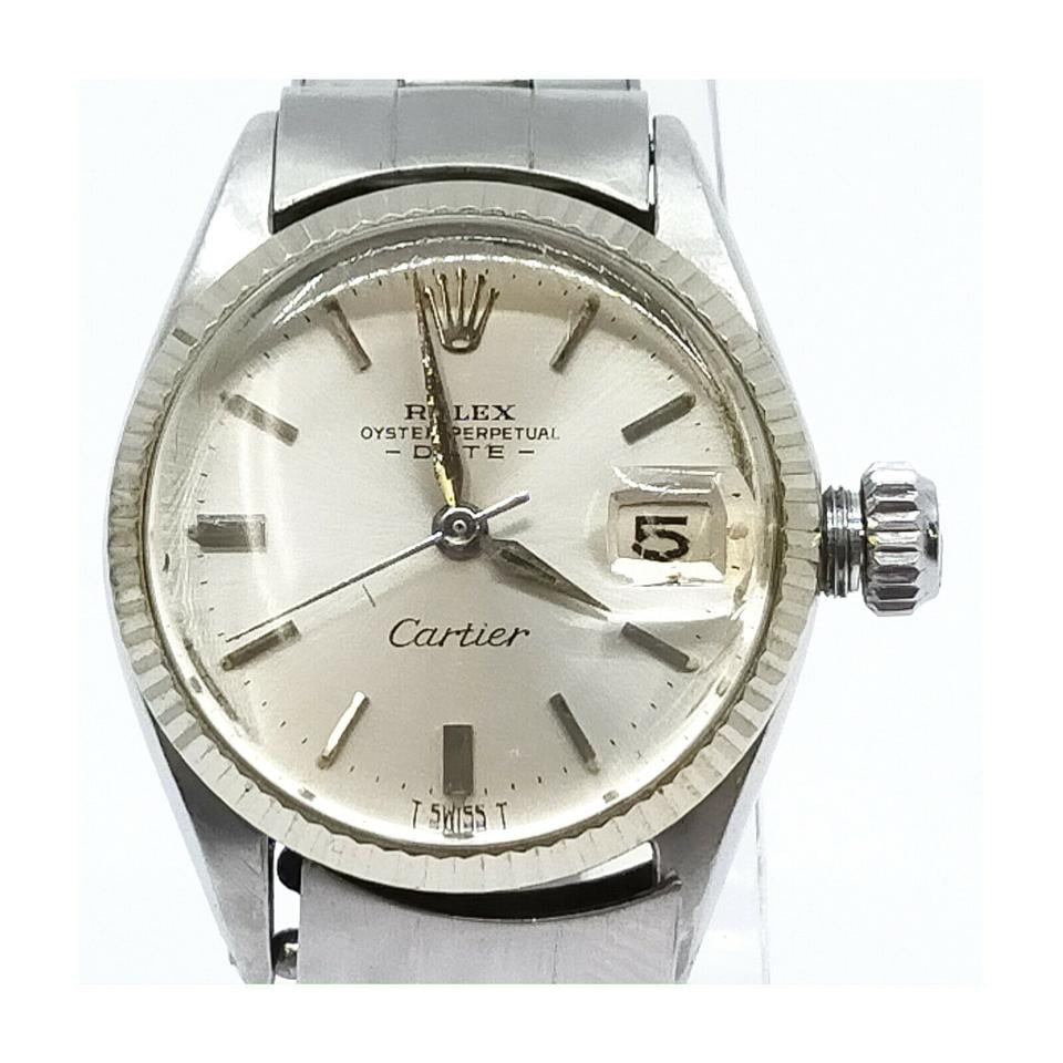Rolex Cartier Double Signed 6517 Oyster Perpetual Datejust 24mm 6517 -  Walmart.com