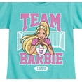 thumbnail image 3 of Barbie - Team Barbie Soccer - Girls Fitted Short Sleeve Graphic T-Shirt, 3 of 5