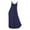 Navy, variant on Hontri Women's Sleepwear Womens Nightgown Sleeveless Long Nightshirt Full Slip Night Dress Plus Size Sleepshirt Chemise Red L
