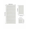 thumbnail image 4 of Sage Green Striped Towel Set of 3, Soft Microfiber Bath Towels, Hand Towel, Washcloths, Sage Green White Stripes Farmhouse Quick-Dry Absorbent Towels for Bathroom Kitchen Hotel Beach Gym Spa, 4 of 7