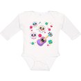 thumbnail image 3 of Inktastic Day of the Dead Owl Sugar Skulls and Guitar Boys or Girls Long Sleeve Baby Bodysuit, 3 of 5