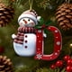 thumbnail image 5 of Adornos navideños personalizados con letras 2025 | Colgante acrílico para decorar el árbol | Adornos navideños personalizables para la decoración del hogar, 5 of 6
