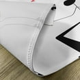 thumbnail image 5 of Ambesonne Minimalist Place Mats Set of 4, Couple with Hearts, Standard Size, Black White and Red, 5 of 6