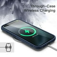 thumbnail image 5 of JETech Case for iPhone 17 Pro 6.3-Inch, Shockproof Phone Bumper Cover, Solid Color Matte TPU Frame, Anti-Scratch Clear Back (Dark Blue), 5 of 5