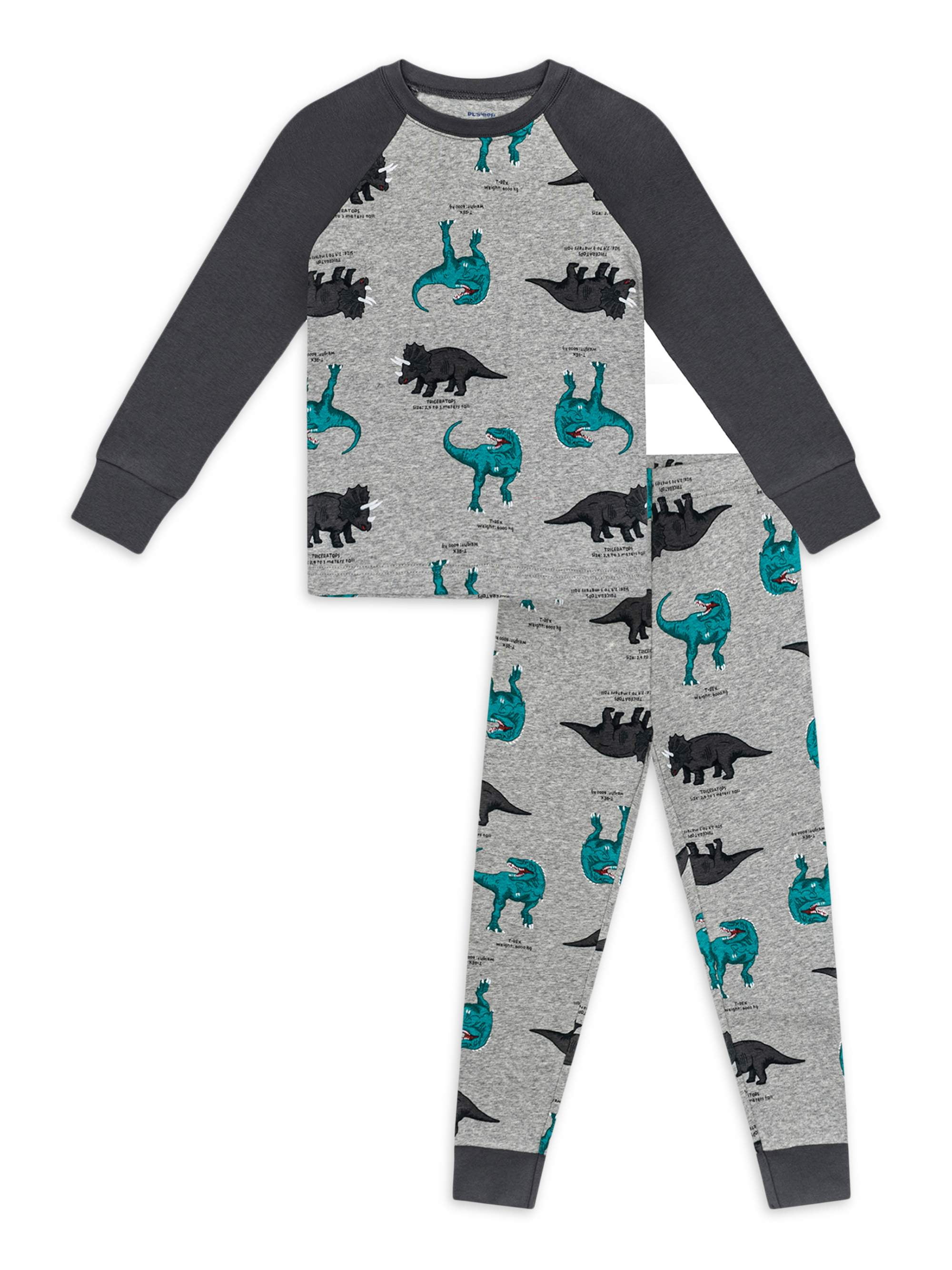 Petit Lem - Petit Lem Boys Long Sleeve Long Pant 2-Piece Pajama Set ...