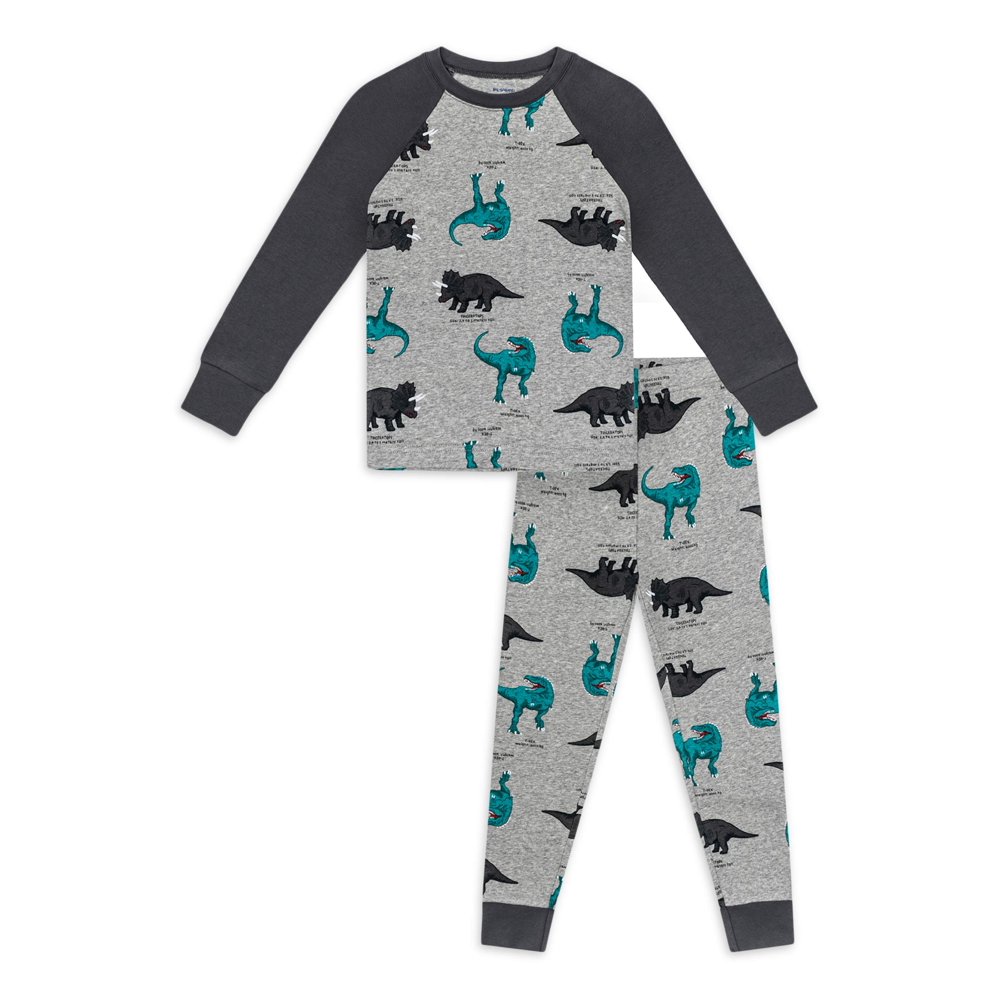 Petit Lem Petit Lem Boys Long Sleeve Long Pant 2Piece Pajama Set