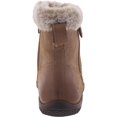 thumbnail image 2 of SoftWalk Womens Helena Bootie Leather Winter Boots Brown 9 Wide (C,D,W), 2 of 4