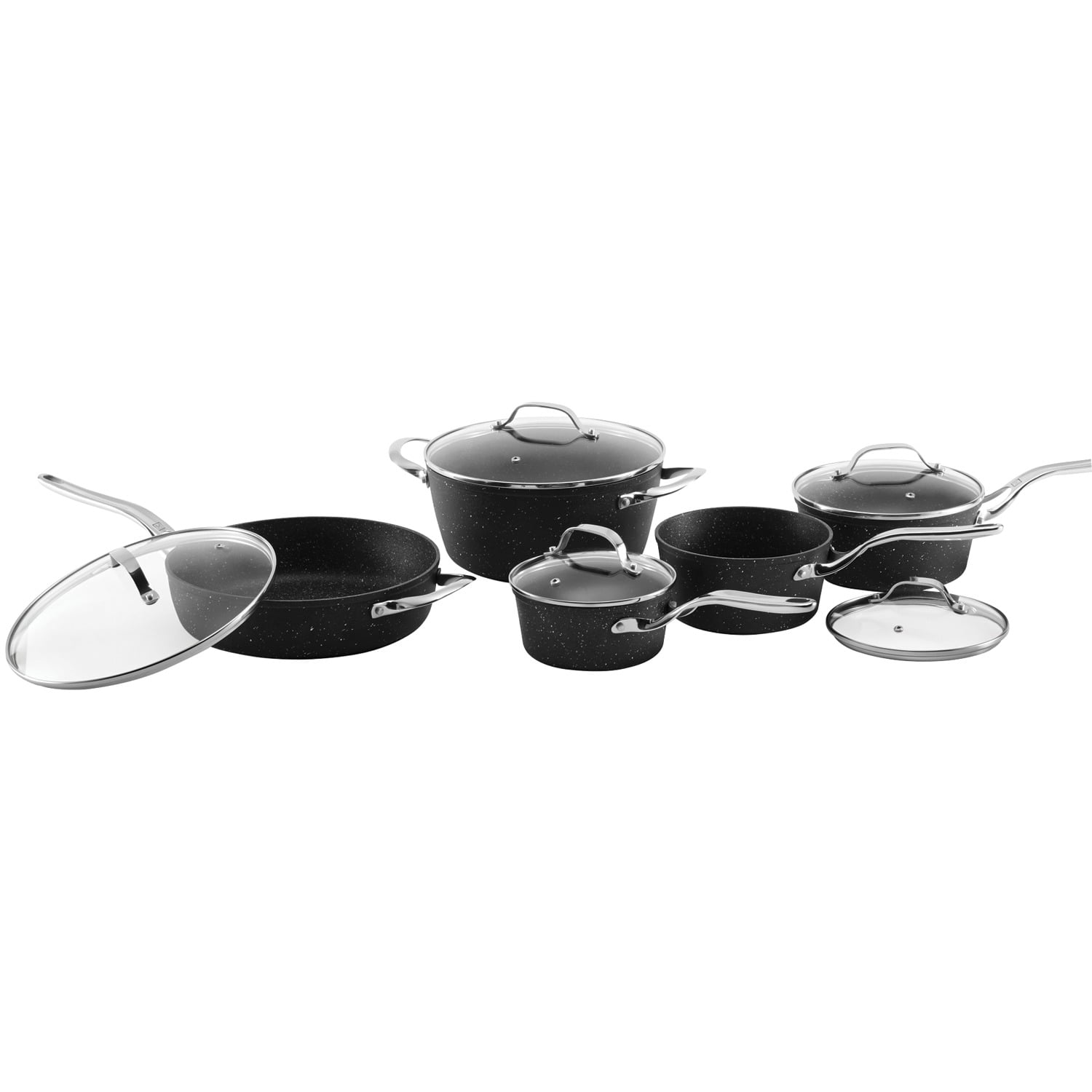 THE ROCK by Starfrit 060711-001-0000 3-Piece Cookware Set 