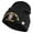 Black, variant on U.S. Army 48th Infantry Brigade Combat Team Logo Embroidered 12 Inch Solid Knit Cuff Long Beanie Made in USA - Black OSFM