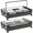 Grey, variant on 2-Pack Under Bed Storage with Wheels, Grey Under Bed Storage Containers, Underbed Shoe Storage Organizer, Rolling Under Bed Metal Drawers for Clothes, Blankets(31.5 x 17.3 x 6.8 in)