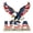 B, variant on 2-5-0th Anniversaryy Eagle Car Emblem, Patriotic Metal Hood Badge, 3D Embossed Chrome Sticker for Truck and SUV