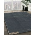 thumbnail image 3 of Ahgly Company Machine Washable Indoor Rectangle Abstract Charcoal Blue Area Rugs, 6' x 9', 3 of 7