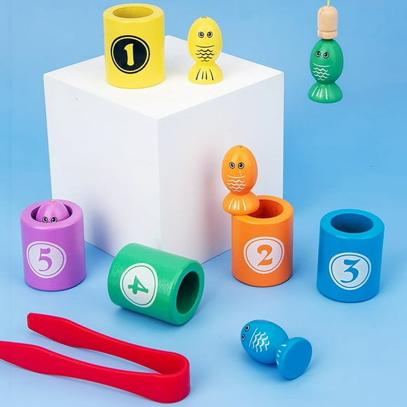 Regalos de madera para bebés, juguetes de pesca para niños, juego de pesca, liquidación de Navidad, gusanos, regalos de Navidad, liquidación de Navidad, regalos educativos de invierno, juguetes de