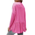 thumbnail image 3 of MeetoTime Women's Lightweight Long Sleeve Cardigan Fall Button Down Coat Outerwear 2024 Clothes, 3 of 3