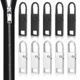 thumbnail image 3 of Becaristey 10pieces Detachable Metal Zipper Pullers Wide Applications For Bags Jackets Easy, 3 of 6