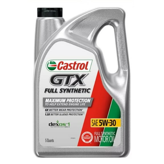 Aceite Castrol Full Synthetic  5W30 GTX 4.73 L