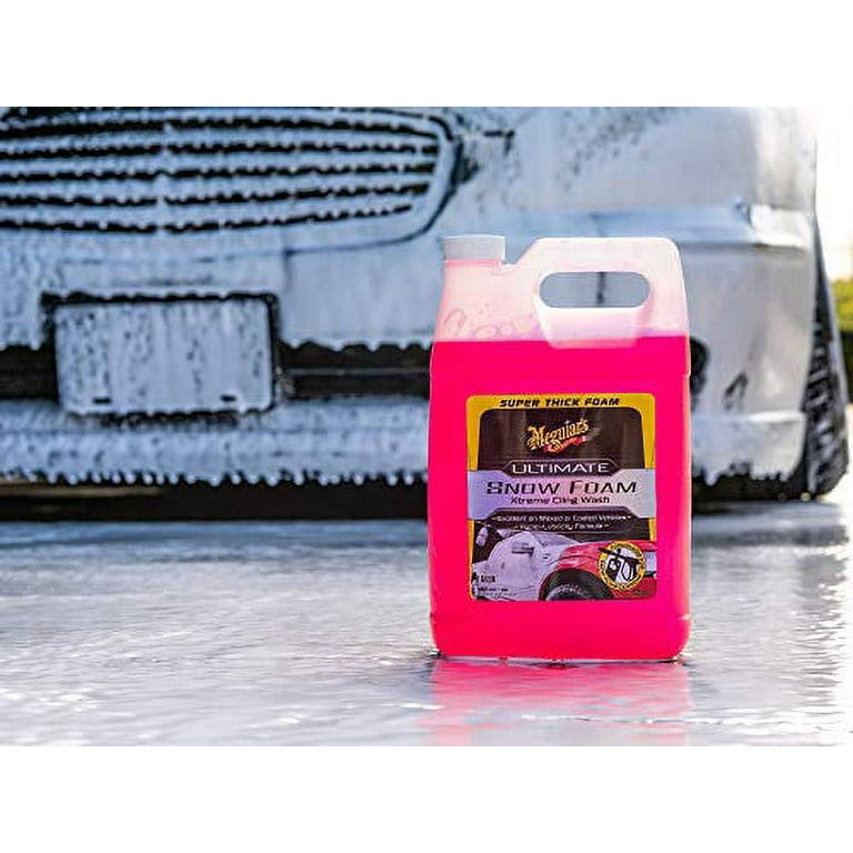 Meguiar's G191501 Ultimate Snow Foam, 1 Gallon, Pink