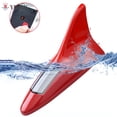 thumbnail image 1 of Universal LED Light Car Shark Fin Antenna with Solar Energy Auto Radio Signal Aerials Roof Antennas Driving Safety Warning LightA5 He Qiyong unisex, 1 of 1