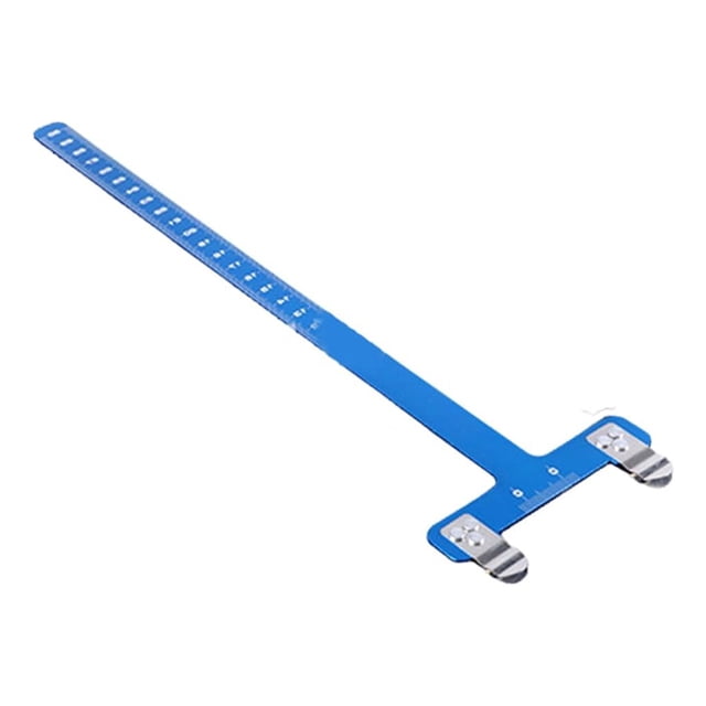 Soidarity Regla en T, instalación práctica, ajuste gratuito, Material Premium, herramienta de escuadrado de flecha de superficie lisa, apiladores de tiro y tiro con Azul Soidarity OD019654-06