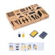 thumbnail image 1 of Juego de sellos de madera Artesanías educativas tempranas con almohadilla de tinta Habilidad fina para niñas, niños, niños pequeños, cumpleaños, 1 of 9